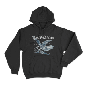 Angel Scissors Unisex Hoodie Black
