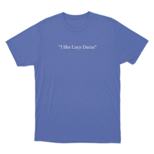 I Like Lucy Dacus Unisex T Shirt Blue