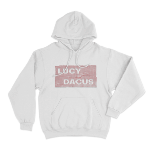 Lucy Dacus Screened Porch Unisex Hoodie White